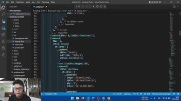 Pembuatan Aplikasi Online Shop berbabis WEB menggunakan Flutter