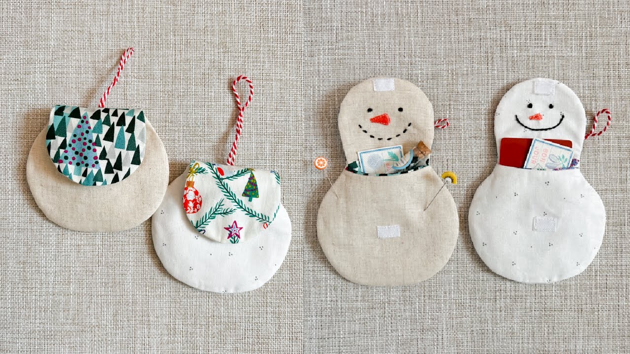 Melted Snowman Gift Card Holder Tutorial - Morena's Corner