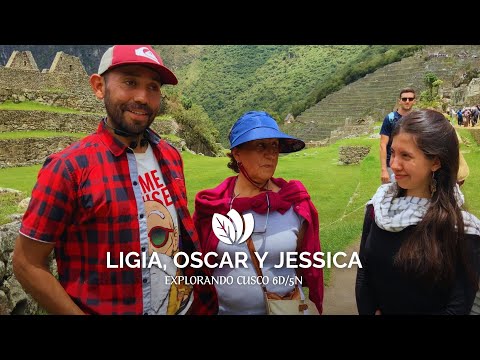 Ligia, Oscar y Jessica impresionados por viajar con MACHUPICCHU COLOMBIA by Kintu