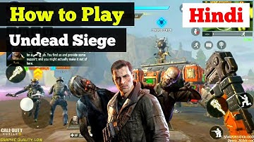 How to Play Undead Siege - Casual Isolated Map Complete Guide Hindi