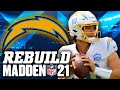 Rebuilding the Los Angeles Chargers | Justin Herbert Rookie of the Year! Madden 21 Franchise