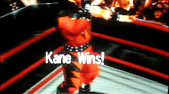 WWF Wrestlemania 2000-Kane chokeslams Stone Cold Steve Austin WWF Wrestlemania 2000-Kane chokeslams Stone Cold Steve Austin
