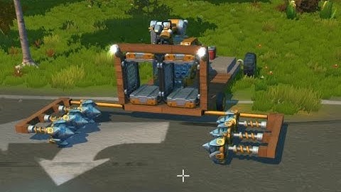 Building "The Crab" A Super Awesome Mining Vehicle | Scrap Mechanic Survival