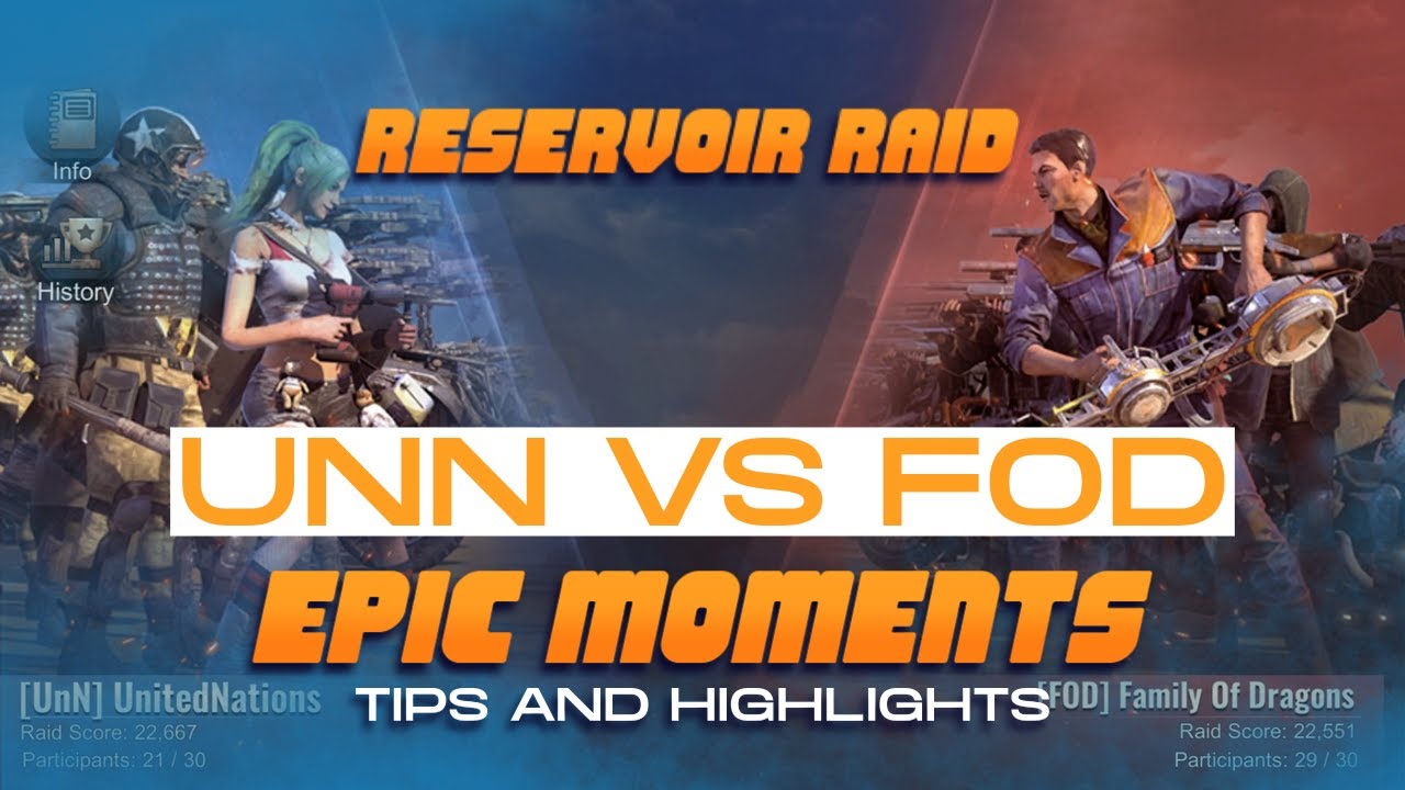 RESERVOIR RAID STATE OF SURVIVAL UNN VS FOD HIGHLIGHTS