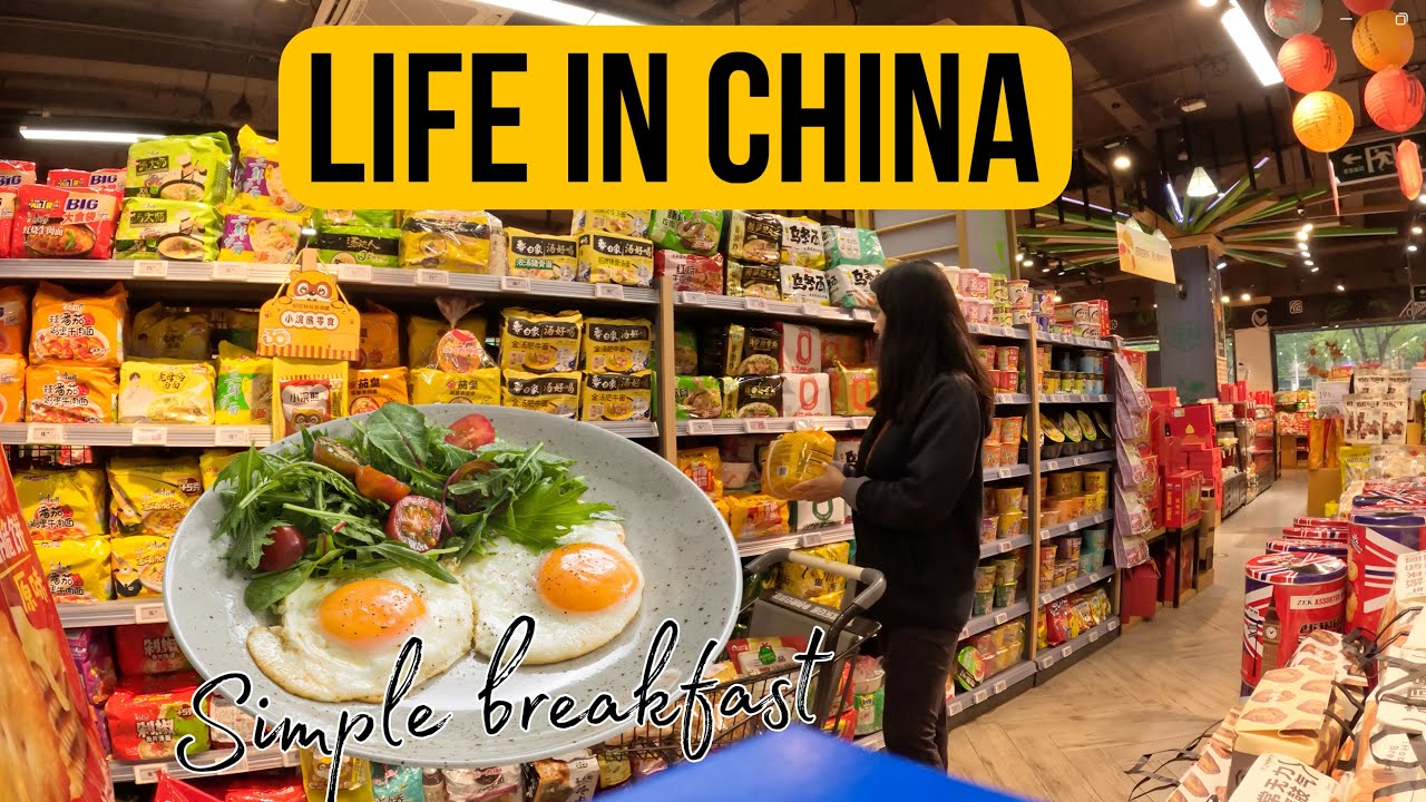 Лёгкий и вкусный завтрак в Китае 🌿 | Утренняя рутина и покупки