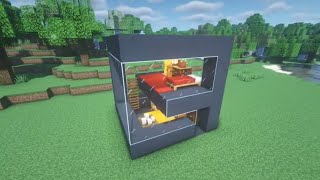 minecraft| how to build a small modern house