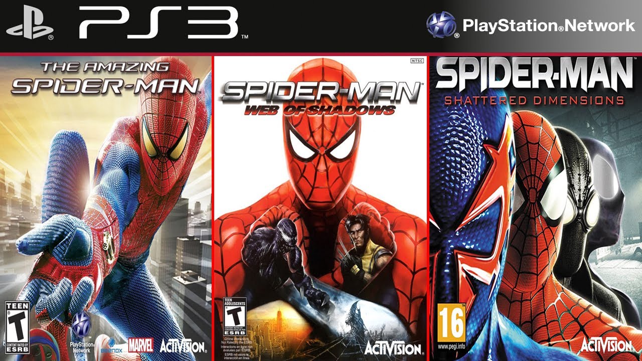 TOP 12 MELHORES JOGOS DO HOMEM ARANHA PARA PS3 