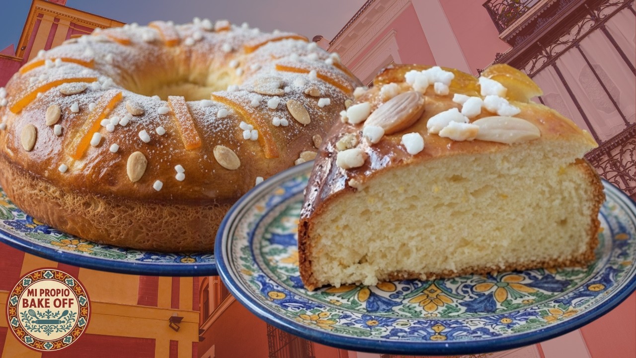👑Roscón de Reyes Perfecto: Masa Esponjosa y Tradición Española 🤴🏻