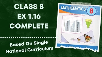 Class 8 Ex 1.16 Complete | Venn Diagram | Based on single National Curriculum