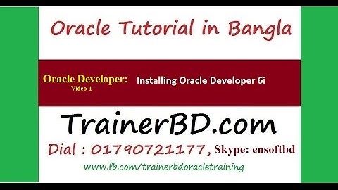 01-Oracle Tutorial in Developer Suite - Installation of Oracle forms 6i