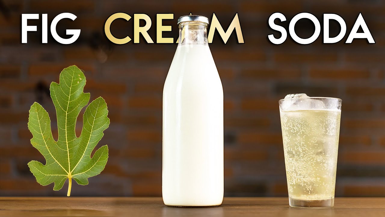 Homemade cream soda with fig leaf best highball cocktail youtube