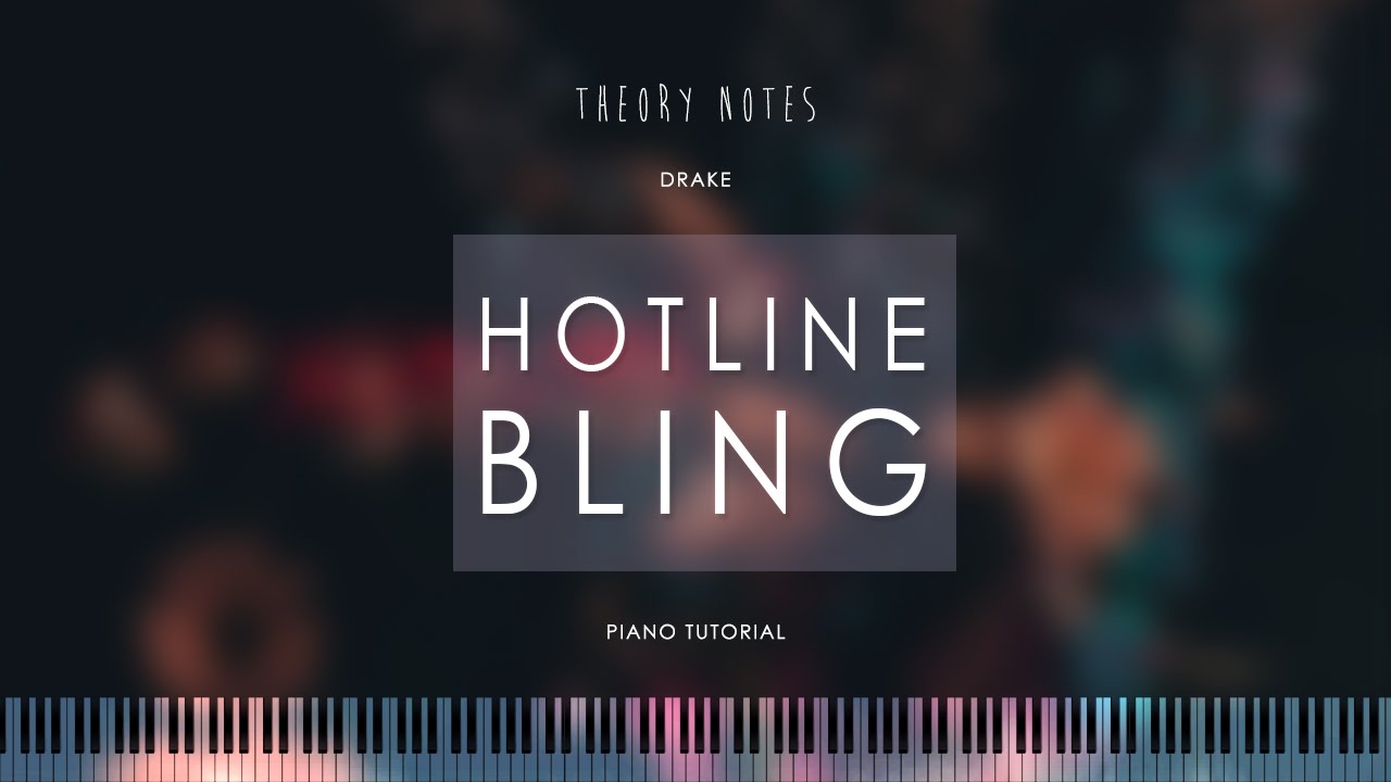 How to Play Drake - Hotline Bling | Theory Notes Piano Tutorial