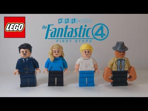 Lego FANTASTIC 4: FIRST STEPS (2025) Custom Minifigure Showcase! - YouTube