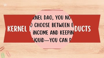 Kernel DAO – The Future of Restaking & Liquid Staking