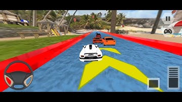 Water Slide Car Race