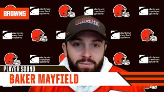 Baker Mayfield: I'm feeling good. One day at a time right now.