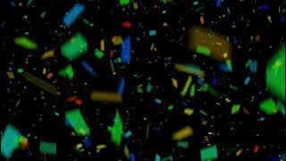 Colorful Confetti Explosion | Party Celebration Visuals | Festive Background Loop 4K