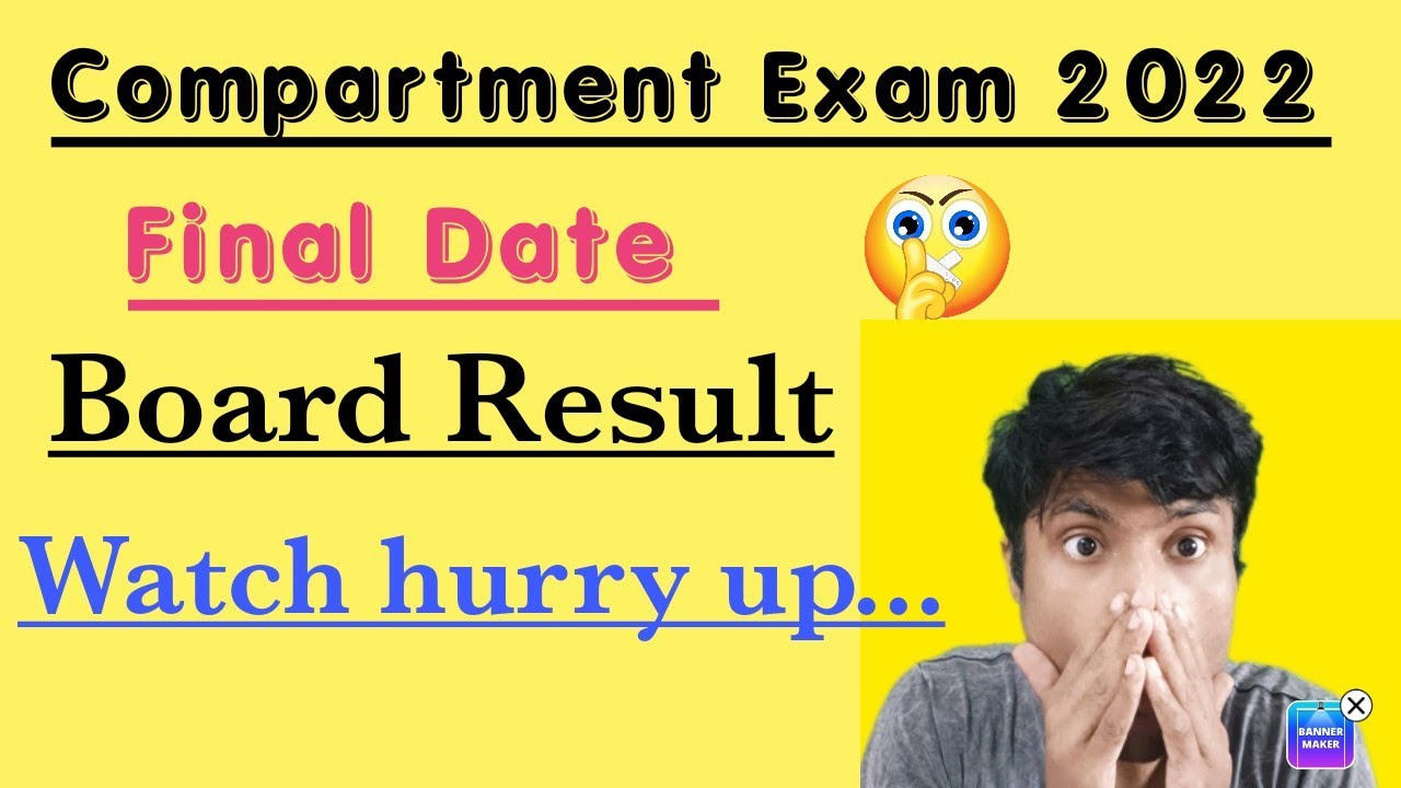 Cbse compartment exam result 2022 cbse compartment exam result date