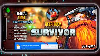 DEEP ROCK GALACTIC SURVIVOR MOD MENU v1.1.1 MOBILE PARA ANDROID EM 2026 O JOGO ESTÁ INSANO! [REVIEW]