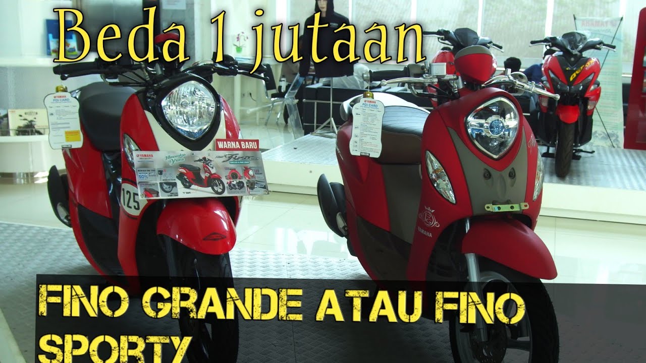 Review yamaha fino grande dan fino sporty
