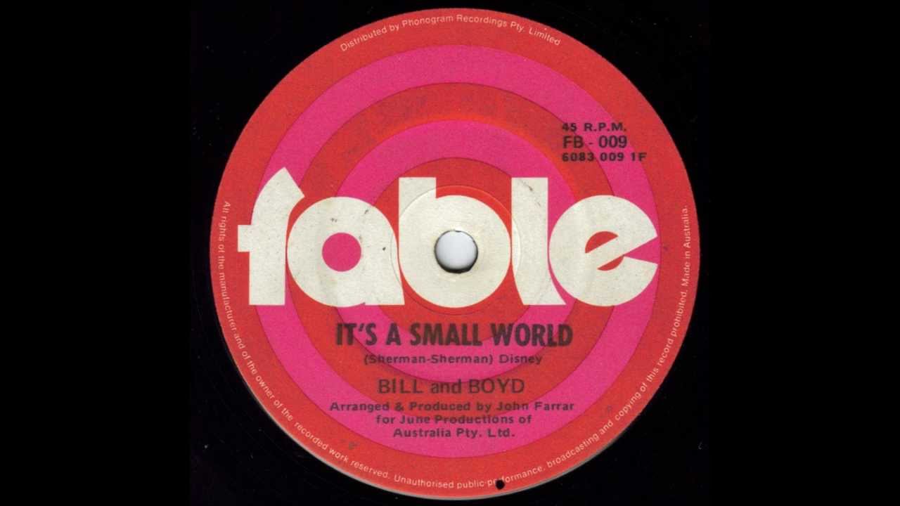 Bill & Boyd - It's A Small World