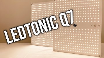 LEDTonic Q7 320W LED Grow Light - Unpacking, Assembly, and Hanging Instructions