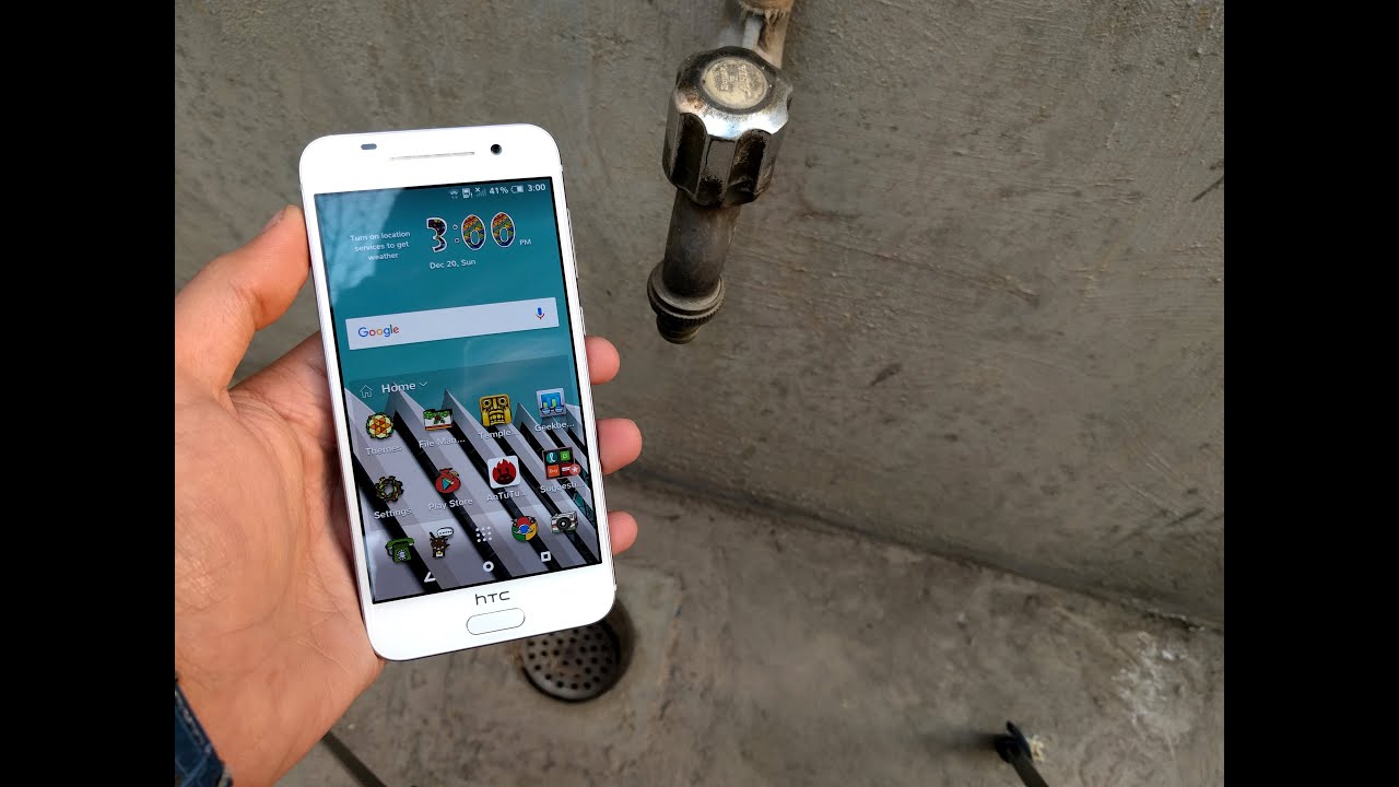HTC One A9 - Prueba de agua