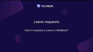 How To Request Leaves In Webwork?