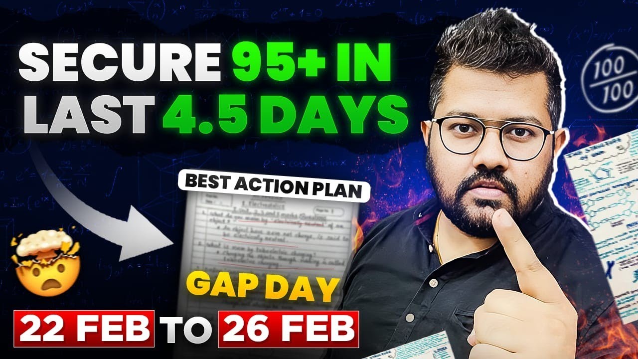 Class 12 Chemistry : Last 4.5 days Strategy to Score 95+ in Boards ...