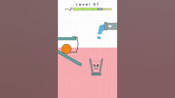 Happy Glass - Level 97. Three Stars Solution. Gameplay Walkthrough