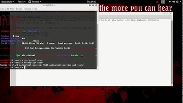 Armitage Could Not Connect Database Erorr  FİX  %100