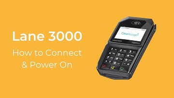 Lane/3000 - How To Connect & Power On