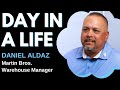 Day in a life  warehouse manager daniel aldaz martin bros