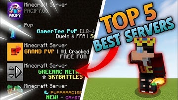 Top 5 Best PvP Servers with best ping also cracked (Java+pojav) ( ip+port )