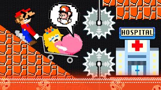What Happens When Mario Takes Peach PREGNANT to the Hospital in Maze Mayhem | Game Animation