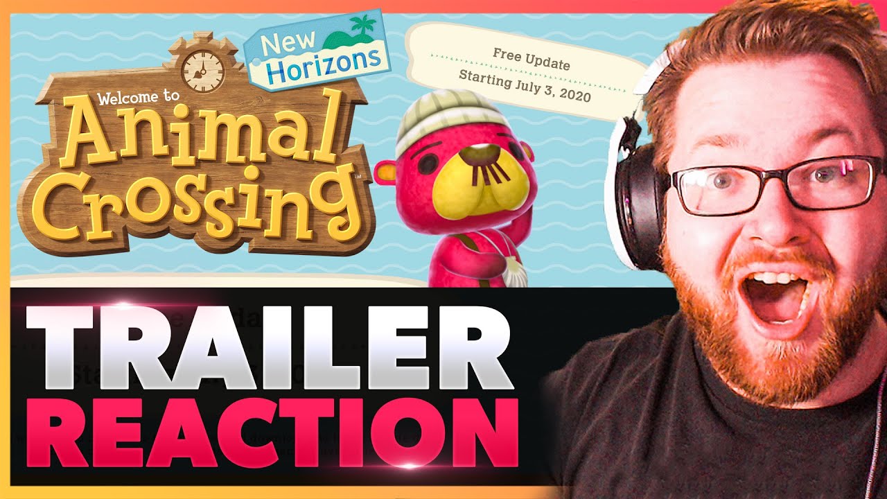 🐚 ANIMAL CROSSING NEW HORIZONS SUMMER UPDATE WAVE #1 TRAILER REACTION! 🤯 Kazrisk Reacts