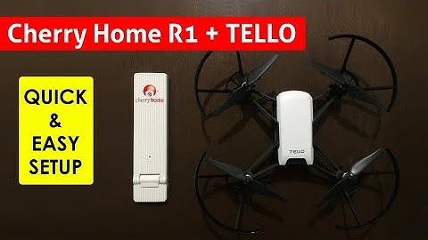 How to Connect Cherry Home R1 USB Wi-Fi Extender Repeater to DJI Ryze Tello
