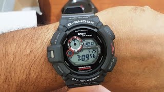 casio gshock g9300-1 mudman unboxing