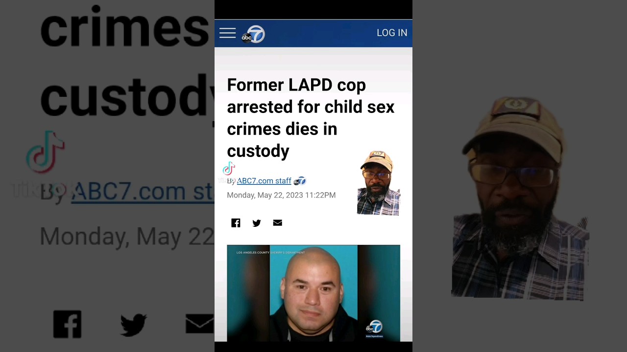 ⁣LAPD Cop who preyed on boys passes away in L.A. Sheriff custody. #losangeles #california