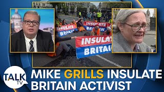 Mike Graham grills Insulate Britain activist