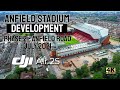 Anfield Stadium Development Liverpool FC   Phase 2 Anfield Road July 2021 Drone Footage