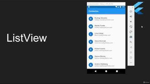 Master Flutter Dart De cero a experto - Flutter Widgets en profundidad - 13 Widget ListView Parte 1
