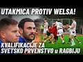 BITKA PROTIV WELSA DALEKO OD KUĆE!! - Prva utakmica KVALIFIKACIJA za SVETSKO PRVENSTVO u RAGBIJU!
