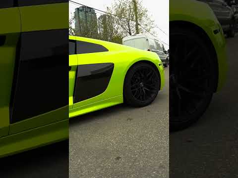 Unleashing the Power of Acid Lime Green: The Restyle It Audi R8 V10 Transformation