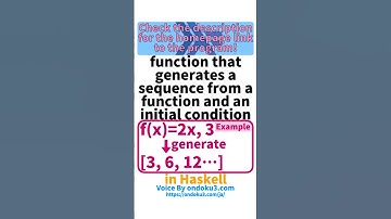 Recurrence relation in Haskell