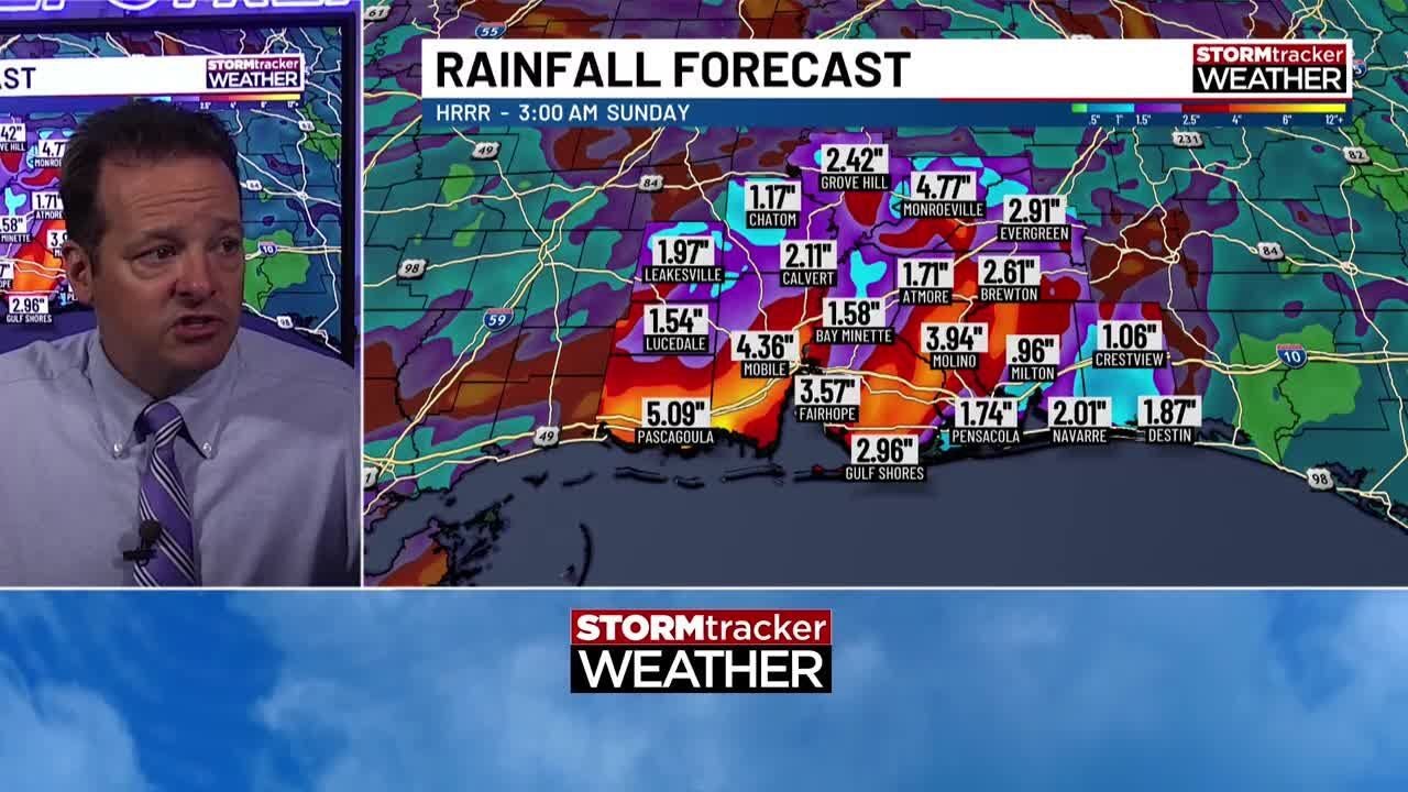 Heavy rain possible today with scattered weekend rain - YouTube