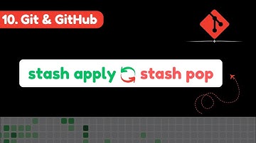 Git stash apply vs git stash pop and When to Use It