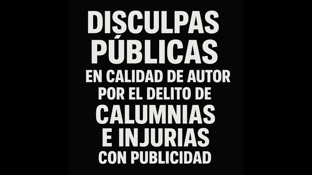 Disculpas publicas de Nikol Opazo Gonzalez