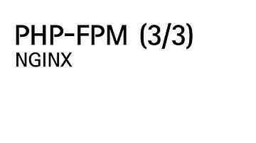 NGINX - PHP-FPM - MySQL (3/3)