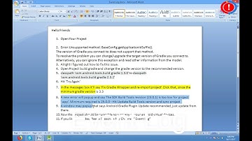 Error Unsupported method BaseConfig getApplicationIdSuffix